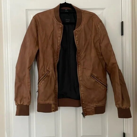 Zara Other - Men’s Zara Leather Jacket - Brown